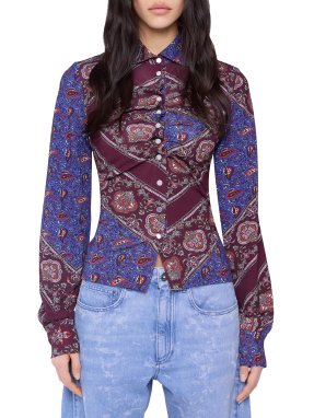 ΓΥΝΑΙΚΕΙΑ ΜΑΚΡΥΜΑΝΙΚΗ ΜΠΛΟΥΖΑ | Μωβ FR 40