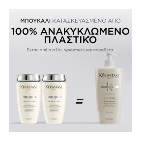 DENSIFIQE REFILLABLE ΣΑΜΠΟΥΑΝ BAIN DENSITÉ ΓΙΑ ΜΑΛΛΙΑ ΜΕ ΟΡΑΤΗ ΕΛΛΕΙΨΗ ΠΥΚΝΟΤΗΤΑΣ | 500ml