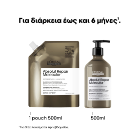ABSOLUT REPAIR MOLECULAR ΣΑΜΠΟΥΑΝ REFILL | 500ml