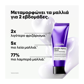 KERATIN ALPHA SLEEK SMOOTH TRANSFORMER ΓΙΑ ΛΕΙΑΝΣΗ | 200ml