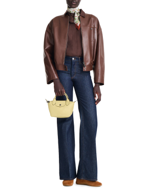 ΓΥΝΑΙΚΕΙΑ ΔΕΡΜΑΤΙΝΗ ΤΣΑΝΤΑ ΧΕΙΡΟΣ LE PLIAGE XTRA XS | Πράσινο Ανοιχτό