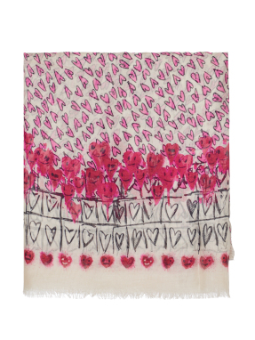 ΓΥΝΑΙΚΕΙΟ ΜΑΝΤΗΛΙ KERRY HEARTS | Πολύχρωμο ONE SIZE