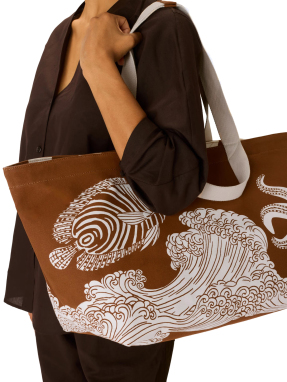 ΓΥΝΑΙΚΕΙΑ ΤΣΑΝΤΑ ΩΜΟΥ CARRIER BAG POSEIDON | Καφέ ONE SIZE