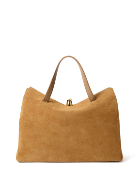 ΓΥΝΑΙΚΕΙΑ SUEDE ΤΣΑΝΤΑ ΧΕΙΡΟΣ LE VALERIE | Camel