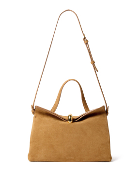 ΓΥΝΑΙΚΕΙΑ SUEDE ΤΣΑΝΤΑ ΧΕΙΡΟΣ LE VALERIE | Camel