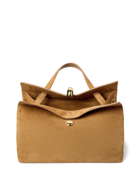 ΓΥΝΑΙΚΕΙΑ SUEDE ΤΣΑΝΤΑ ΧΕΙΡΟΣ LE VALERIE | Camel