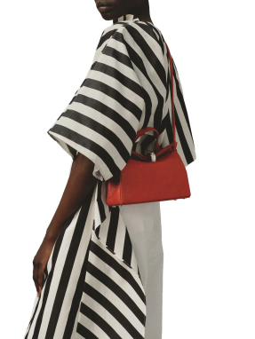 ΓΥΝΑΙΚΕΑ ΔΕΡΜΑΤΙΝΗ ΤΣΑΝΤΑ ΧΕΙΡΟΣ LE PETIT VALERIE | Κόκκινο