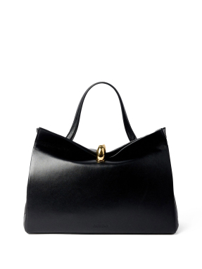 ΓΥΝΑΙΚΕΑ ΔΕΡΜΑΤΙΝΗ ΤΣΑΝΤΑ ΧΕΙΡΟΣ LE PETIT VALERIE | Μαύρο