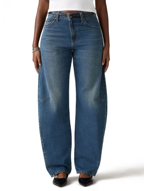 ΓΥΝΑΙΚΕΙΟ DENIM ΠΑΝΤΕΛΟΝΙ BAGGY DAD BARREL | Μπλε Σκούρο 29/32