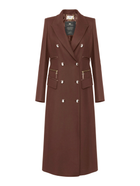 ΓΥΝΑΙΚΕΙΟ ΠΑΛΤΟ | Καφέ Σκούρο IT 40