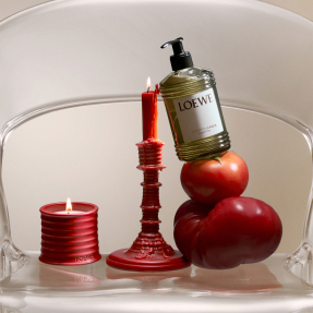 TOMATO LEAVES WAX CANDLEHOLDER | 330gr