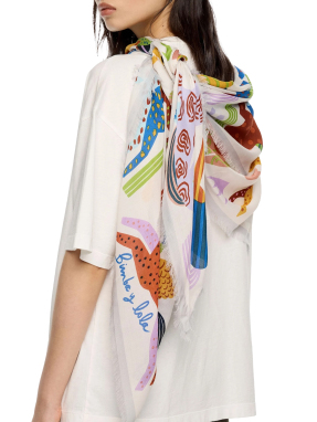 ΓΥΝΑΙΚΕΙΟ ΦΟΥΛΑΡΙ | Λευκό ONE SIZE