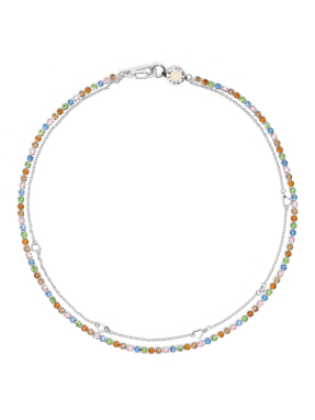 ΓΥΝΑΙΚΕΙΟ ΚΟΛΙΕ | Ασημί ONE SIZE