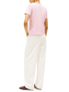 ΓΥΝΑΙΚΕΙΟ T-SHIRT ΜΕ ΛΟΓΟΤΥΠΟ | Ροζ XL