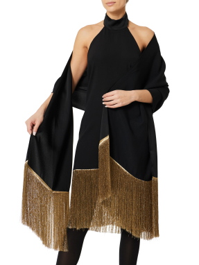 ΓΥΝΑΙΚΕΙΑ ΕΣΑΡΠΑ | Μαύρο-Χρυσό ONE SIZE