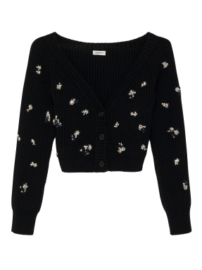 ΓΥΝΑΙΚΕΙΑ CROP ΖΑΚΕΤΑ NOVAH | Μαύρο XS