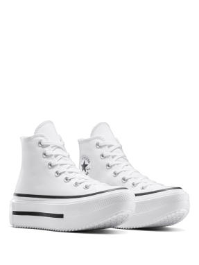 ΓΥΝΑΙΚΕΙΑ ΔΙΠΑΤΑ ΜΠΟΤΑΚΙΑ CHUCK TAYLOR ALL STAR LIFT DOUBLE STACK | Λευκό 37