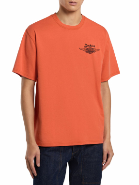 ΑΝΔΡΙΚΟ T-SHIRT DICKIES X HARLEY DAVIDSON | Πορτοκαλί M