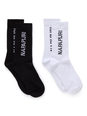 UNISEX ΚΑΛΤΣΕΣ F-HOKU | Ασπρόμαυρο M/L