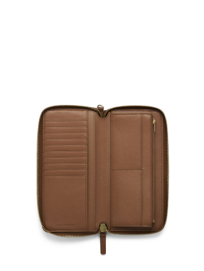 ΓΥΝΑΙΚΕΙΟ ΠΟΡΤΟΦΟΛΙ THE LEATHER CONTINENTAL WALLET | Καφέ