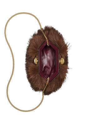 ΓΥΝΑΙΚΕΙΟ CLUTCH THE SMALL CLAW CLIP | Καφέ