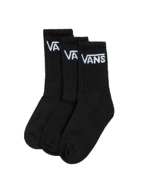 ΓΥΝΑΙΚΕΙΕΣ ΚΑΛΤΣΕΣ CLASSIC CREW 3-PACK | Μαύρο ONE SIZE