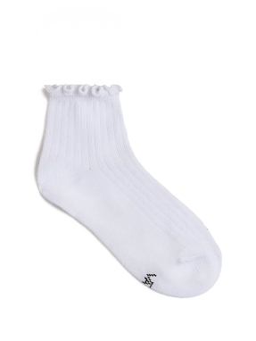 ΓΥΝΑΙΚΕΙΕΣ ΚΑΛΤΣΕΣ LETTUCE HAVE IT HALF CREW | Λευκό 36/41