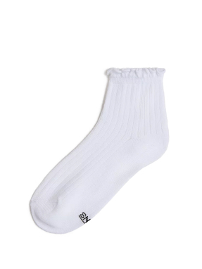 ΓΥΝΑΙΚΕΙΕΣ ΚΑΛΤΣΕΣ LETTUCE HAVE IT HALF CREW | Λευκό 36/41