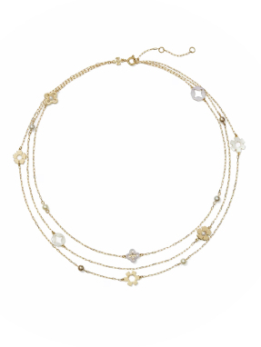 ΓΥΝΑΙΚΕΙΟ ΚΟΛΙΕ KIRA CLOVER TRIPLE-STRAND | Χρυσό ONE SIZE