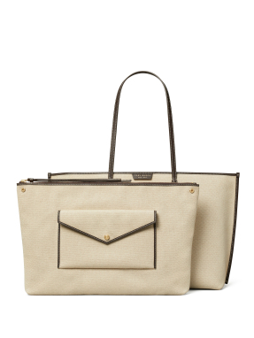 ΓΥΝΑΙΚΕΙΑ ΤΣΑΝΤΑ ΩΜΟΥ PERRY CANVAS TOTE | Μπεζ