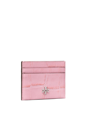 ΓΥΝΑΙΚΕΙΑ ΘΗΚΗ ΚΑΡΤΩΝ CHARLIE EMBOSSED CROC CARD CASE | Ροζ