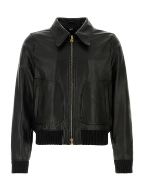 ΑΝΔΡΙΚΟ ΔΕΡΜΑΤΙΝΟ JACKET | Μαύρο IT 52