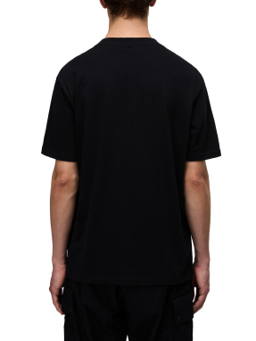 ΑΝΔΡΙΚΟ T-SHIRT SMALL BOX SHORT | Μαύρο XXL