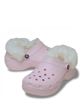 ΓΥΝΑΙΚΕΙΑ CLASSIC PLATFORM FUZZ LINED CLOGS | Ροζ 38/39