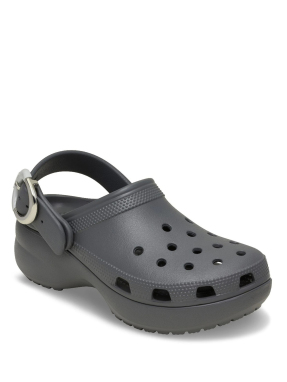 ΓΥΝΑΙΚΕΙΑ CLASSIC PLATFORM BUCKLE CLOGS | Γκρι Σκούρο 39/40