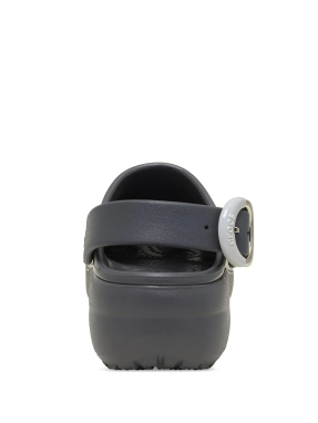 ΓΥΝΑΙΚΕΙΑ CLASSIC PLATFORM BUCKLE CLOGS | Γκρι Σκούρο 39/40