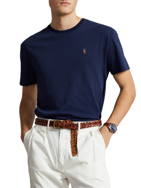 ΑΝΔΡΙΚΟ T-SHIRT ΜΕ ΛΟΓΟΤΥΠΟ | Μπλε Σκούρο L