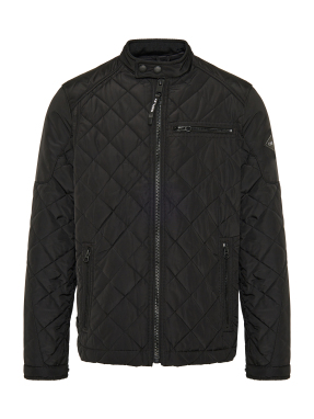 ΑΝΔΡΙΚΟ ΥΦΑΣΜΑΤΙΝΟ JACKET | Μαύρο XXL