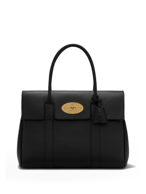 ΓΥΝΑΙΚΕΙΑ ΔΕΡΜΑΤΙΝΗ ΤΣΑΝΤΑ ΧΕΙΡΟΣ BAYSWATER SMALL CLASSIC | Μαύρο