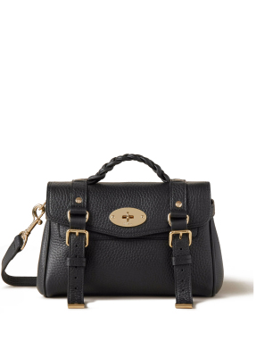 ΓΥΝΑΙΚΕΙΑ ΔΕΡΜΑΤΙΝΗ ΤΣΑΝΤΑ ΧΕΙΡΟΣ ALEXA MINI | Μαύρο