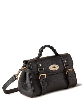 ΓΥΝΑΙΚΕΙΑ ΔΕΡΜΑΤΙΝΗ ΤΣΑΝΤΑ ΧΕΙΡΟΣ ALEXA MINI | Μαύρο