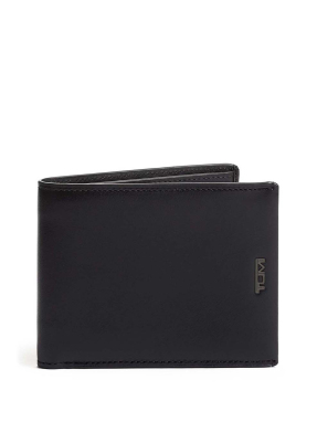 ΔΕΡΜΑΤΙΝΟ ΠΟΡΤΟΦΟΛΙ ΜΕ ΘΗΚΗ ΚΕΡΜΑΤΩΝ NASSAU | Μαύρο