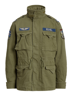 ΑΝΔΡΙΚΟ JACKET ΜΕ PATCHES | Χακί XL