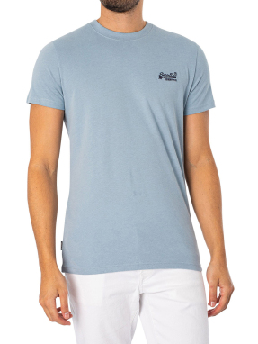 ΑΝΔΡΙΚΟ T-SHIRT ESSENTIAL LOGO | Γαλάζιο XXXL