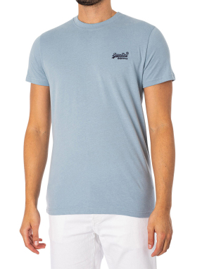 ΑΝΔΡΙΚΟ T-SHIRT ESSENTIAL LOGO | Γαλάζιο XXXL