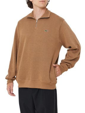 ΑΝΔΡΙΚΟ ΦΟΥΤΕΡ HALF-ZIP | Καφέ LSIX XXL