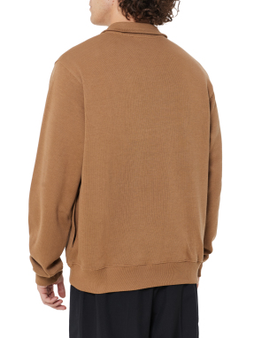 ΑΝΔΡΙΚΟ ΦΟΥΤΕΡ HALF-ZIP | Καφέ LSIX XXL