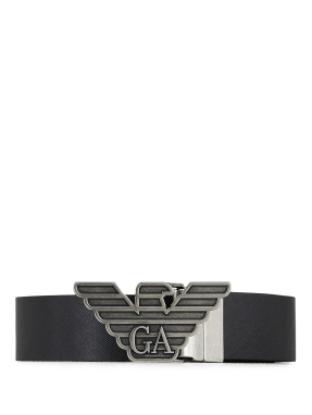 ΑΝΔΡΙΚΗ ΖΩΝΗ ΜΕ ΛΟΓΟΤΥΠΟ | Μαύρο ONE SIZE