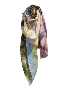ΜΕΤΑΞΩΤΟ ΜΑΝΤΗΛΙ NIATA | Πολύχρωμο MULTICOLOR ONE SIZE