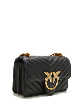 ΓΥΝΑΙΚΕΙΑ ΚΑΠΙΤΟΝΕ ΣΤΑΥΡΩΤΗ ΤΣΑΝΤΑ LOVE ICON MINI | Μαύρο